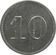10 Pfennig - Berlin Manoli Kantine, Germany,  reverse image