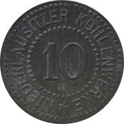 10 Pfennig - Berlin Niederlausitzer Kohlenwerke obverse image