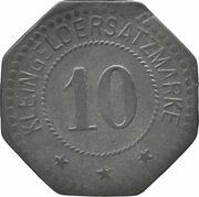 10 Pfennig - Berlin Westf. Anh. Sprengstoff AG, Germany,  reverse image