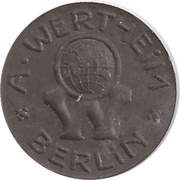 50 Pfennig - Berlin A. Wertheim obverse image