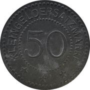 50 Pfennig - Berlin Niederlausitzer Kohlenwerke, Germany,  reverse image