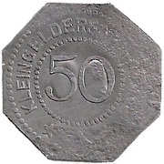 50 Pfennig - Berlin Westf. Anh. Sprengstoff AG, Germany,  reverse image