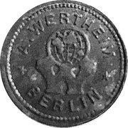 5 Pfennig - Berlin A. Wertheim obverse image