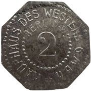 2 Pfennig - Berlin Kaufhaus des Westens GmbH obverse image