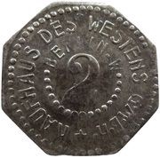 2 Pfennig - Berlin Kaufhaus des Westens GmbH, Germany,  reverse image