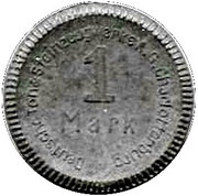 1 Mark - Charlottenburg Deutsche Ton and Steinzeugwerke AG obverse image