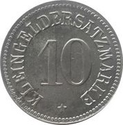 10 Pfennig - Lippehne, Germany, 1919 reverse image