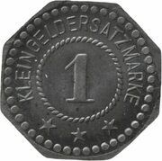 1 Pfennig - Crossen, Germany,  reverse image