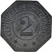 2 Pfennig - Eberswalde Ardeltwerke G.M.B.H, Germany,  reverse image