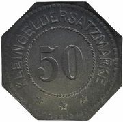 50 Pfennig - Eberswalde Ardeltwerke G.M.B.H, Germany,  reverse image