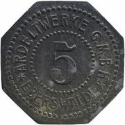5 Pfennig - Eberswalde Ardeltwerke G.M.B.H obverse image