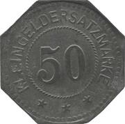 50 Pfennig - Finsterwalde, Germany, 1917 reverse image