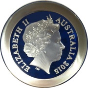 5 Dollars - Elizabeth II 4th Portrait - Netball World Cup 2015 - Silver Domed Coin obverse image