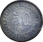 50 Pfennig - Fürstenfelde N./M., Germany,  reverse image