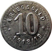 10 Pfennig - Fürstenwalde an der Spree, Germany, 1918 reverse image