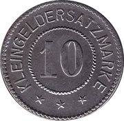 10 Pfennig - Havelberg, Germany,  reverse image