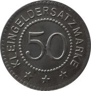 50 Pfennig Havelberg, Germany,  reverse image