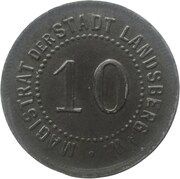 10 Pfennig - Landsberg an der Warthe obverse image
