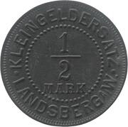 ½ Mark - Landsberg an der Warthe, Germany, 1917 reverse image