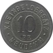 10 Pfennig - Neudamm, Germany, 1918 reverse image