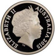 5 Dollars - Elizabeth II 4th Portrait - 125 Years of State Government Western Australia - Silver Proof obverse image