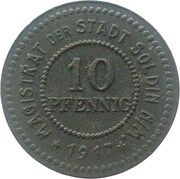10 Pfennig - Soldin obverse image