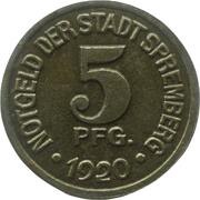 5 Pfennig - Spremberg obverse image
