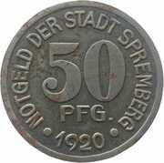 50 Pfennig - Spremberg obverse image