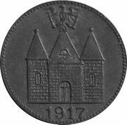5 Pfennig - Wittenberge, Germany, 1917 reverse image