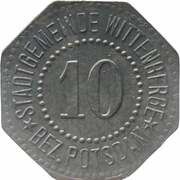 10 Pfennig - Wittenberge obverse image