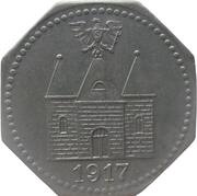 10 Pfennig - Wittenberge, Germany, 1917 reverse image