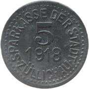 5 Pfennig - Züllichau obverse image