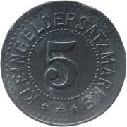 5 Pfennig - Züllichau, Germany, 1918 reverse image