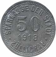 50 Pfennig - Züllichau obverse image
