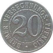 20 Pfennig - Bremen reverse image
