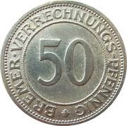 50 Pfennig - Bremen, Germany,  reverse image