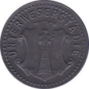 10 Pfennig - Unterweserstädte obverse image