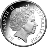 5 Dollars - Elizabeth II 4th Portrait - Northern Sky - Cassiopeia - Silver Domed obverse image