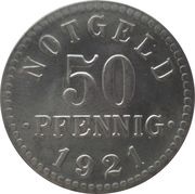 50 Pfennig - Braunschweig Staatsbank, Germany, 1921 reverse image