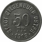 50 Pfennig - Gilgenburg obverse image