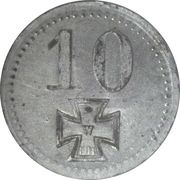 10 Pfennig - Osterode, Germany, 1917 reverse image