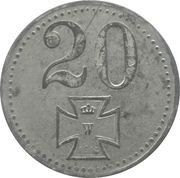 20 Pfennig - Osterode, Germany, 1917 reverse image