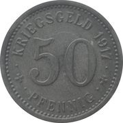 50 Pfennig - Pillau, Germany, 1917 reverse image