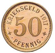 50 Pfennig - Pillau Tombac reverse image