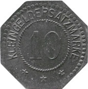 10 Pfennig - Hamburg F.W.L. Poetsch G.M.B.H., Germany,  reverse image