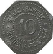 10 Pfennig - Hannover Standardwerk Wilhelm Schulze obverse image
