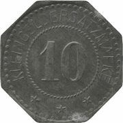 10 Pfennig - Hannover Standardwerk Wilhelm Schulze, Germany,  reverse image