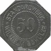50 Pfennig - Hannover Standardwerk Wilhelm Schulze obverse image