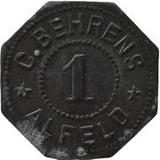 1 Pfennig - Alfeld C. Behrens obverse image