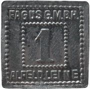 1 Pfennig - Alfeld Fagus G.M.B.H. obverse image